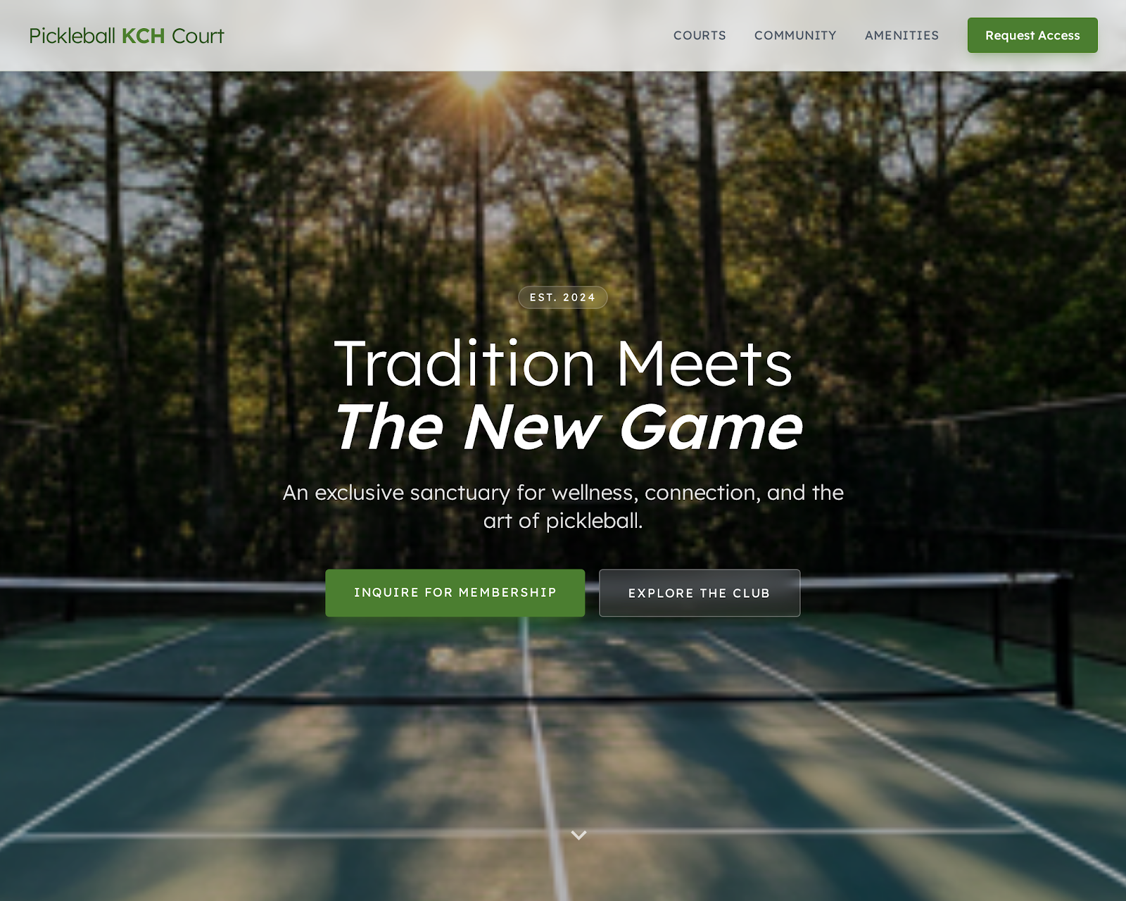 Pickleball KCH Court